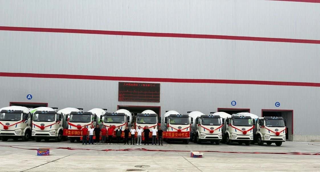 實(shí)力見證！中集車輛攪拌車再獲大客戶批量復(fù)購